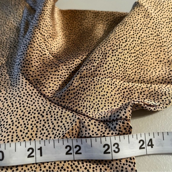 NWT Bishop + Young Top micro dots slight shimmer pullover tunic/blouse size L - Picture 10 of 10